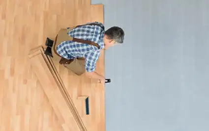 during-laminate Laminate Installation | Niemann's American Flooring